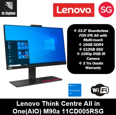Lenovo Think Centre All in One(AIO) M90a 11CD005RSG | 16GB RAM | Win10 Pro | 3Yrs Onsite Warranty | 7.83Kg | Intel Core i7-10700 | IEEE network | 512GB SSD