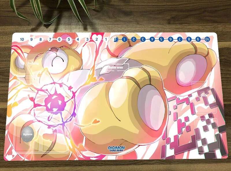 digimon card game mat TCG Playmat This deluxe play mat is perfect for both beginners and the seasoned fighter New Playmat Design Based on
