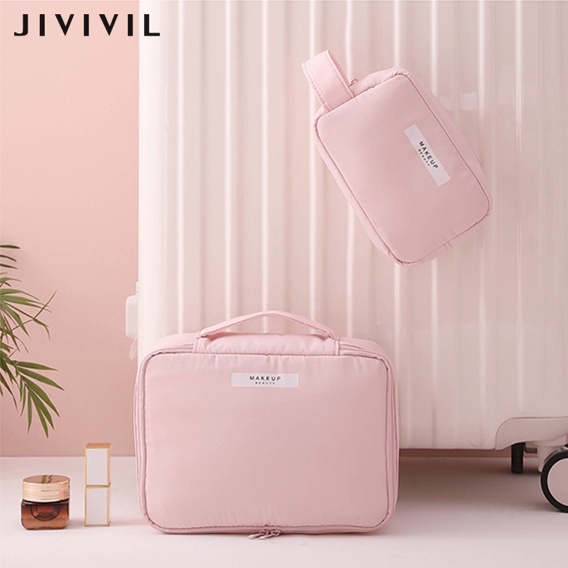 JIVIVIL túi đựng mỹ phẩm thời trang dễ thương phong cách Ins xách tay sức chứa lớn Túi lưu trữ