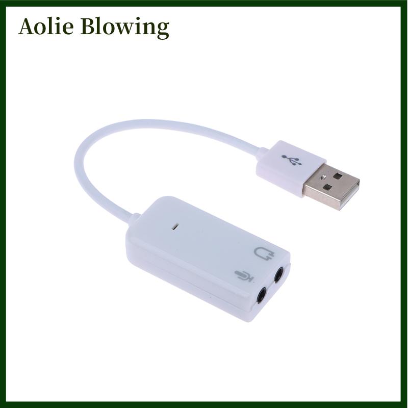 Aolie USB 2.0 Để Jack Bên Ngoài USB Card Âm Thanh 3D Âm Thanh Tai Nghe Microphone Tai Nghe 7.1 Kênh 5Hv2 Adapter Cho Máy Tính Xách Tay