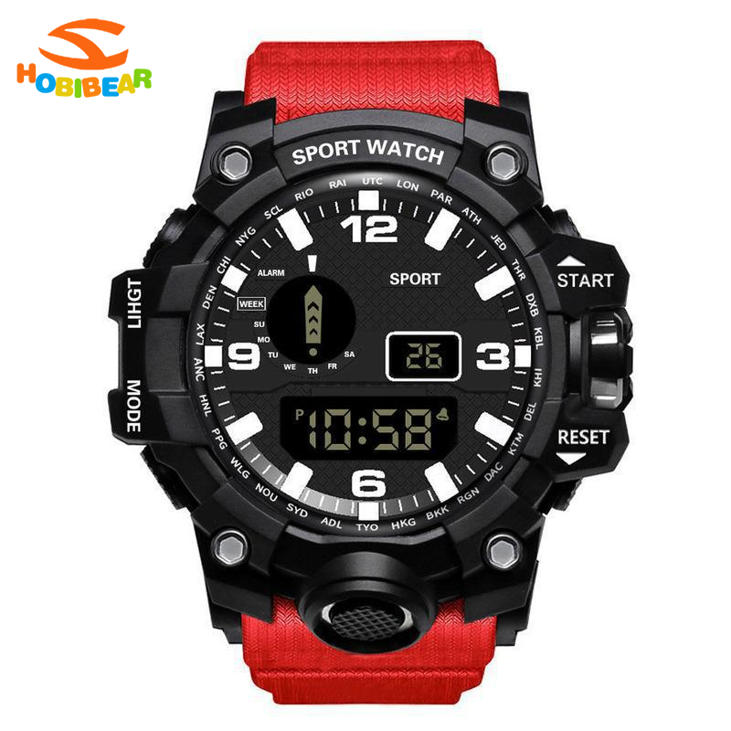 HOBIBEAR Multi-Function Sport Digital Watch with Waterproof Design for Men and Students ราคา 64 บาท*ส่งฟรี