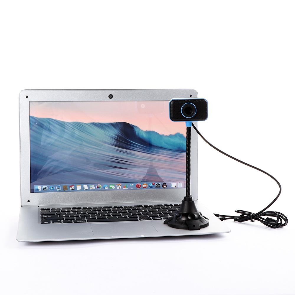 Lesjo PC điều chỉnh Camera cho máy tính để bàn Camera cho máy tính Webcam Clip-on USB 2.0