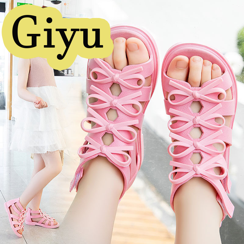 SpadesAce รองเท้าเด็กหญิง รองเท้าเด็กผญ รองเท้ารัดส้นเด็ก รองเท้าเด็ก รองเท้าแตะหญิง 2022ใหม่ รองเท้าเด็กผู้หญิง 051803 - ยี่ห้อ Giyu ราคา 153 บาท*ส่งฟรี