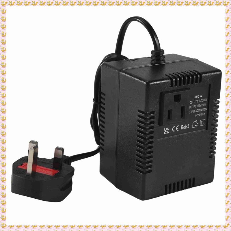 (JONP) 300W Voltage Converter 220V To 110V Transformer Transformer Voltage Converter Travel Adapter