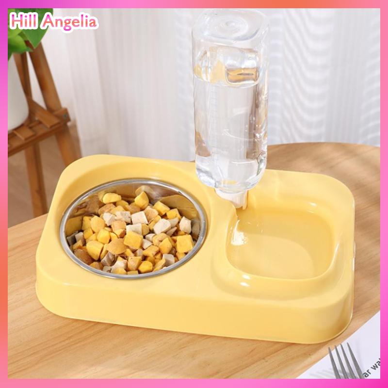 [Hill Angelia] Pet chai nước tự động cho ăn nước cho một bát nước uống con chó con mèo uống bát - 6