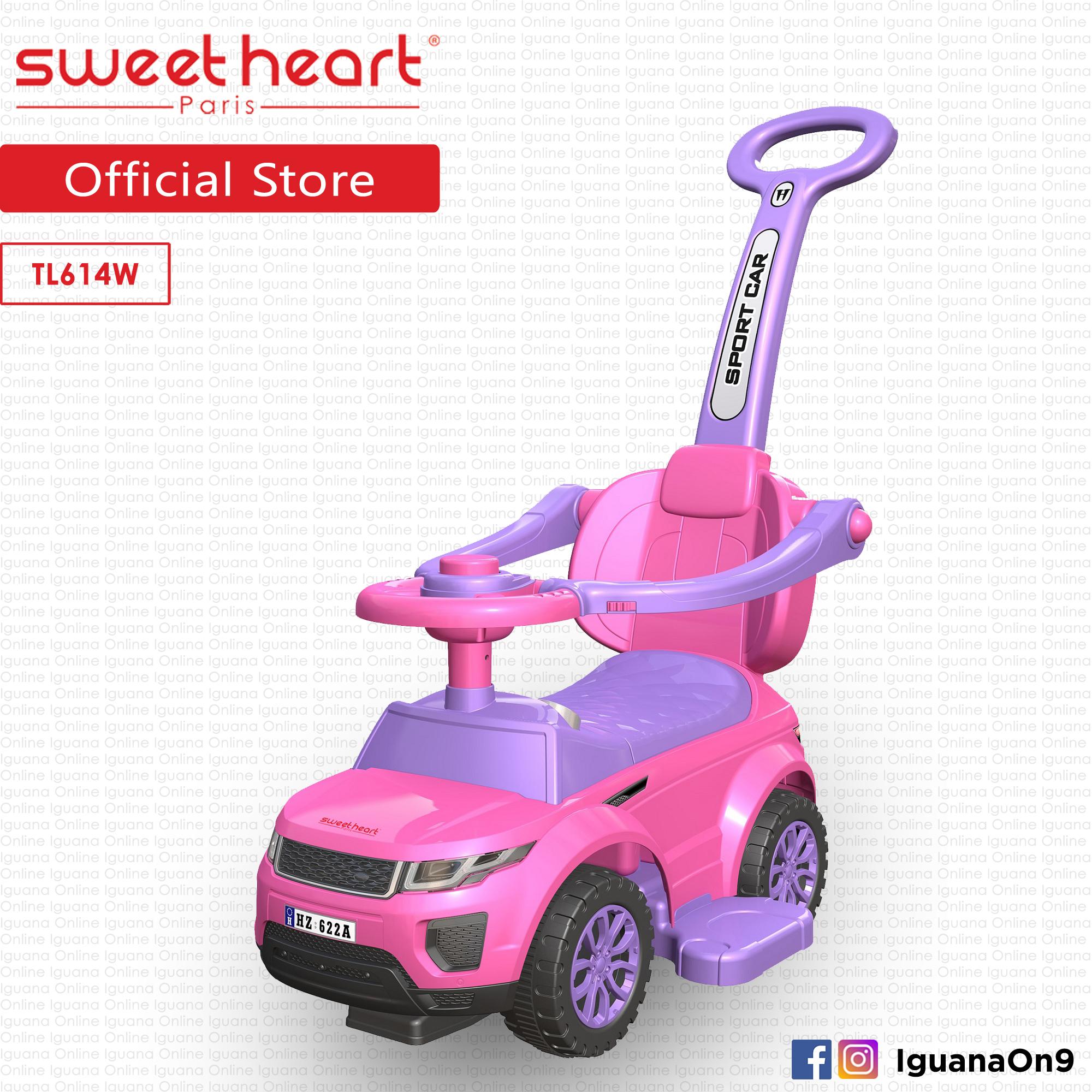 Sweet Heart Paris Tl614w 3 In 1 Walker-Riding-Stroller Ride On Car By Iguana Online Export