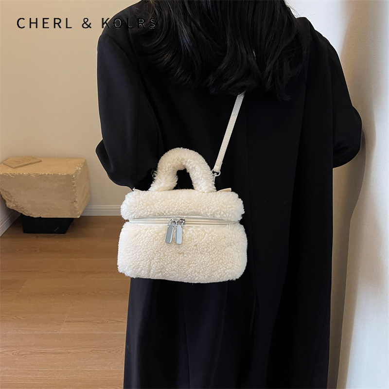 C & K Fluffy Sang Trọng đeo chéo cho Nữ Túi Túi Đeo Vai Dễ Thương Xách Tay Túi Xách túi đeo túi đựng điện thoại