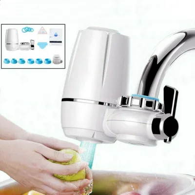 Mini Tap Water Purifier Kitchen Faucet Washable Ceramic Percolator Water Filter Filtro Rust Bacteria Removal Replacement Filter