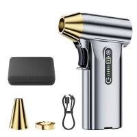 DAWEIF Sạc Type-C Quạt Turbo Siêu Mạnh Pin 4000mAh 130000 vòng/phút Máy thổi khí động cơ không chổi than Công suất cao Thiết bị cầm tay Máy thổi khí nén Turbo Jet Vệ sinh bàn phím máy tính