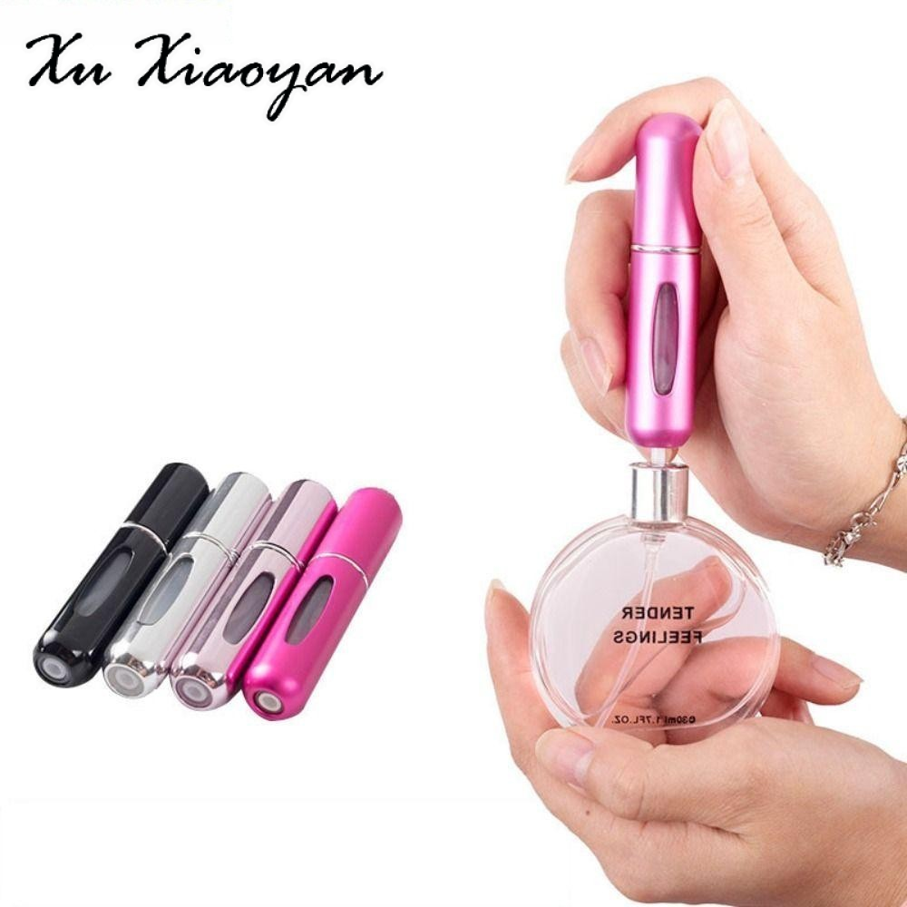 XUXIAOYAN น้ำหอม BACK2LIFE แยกขวดมือถือไฟฟ้าเคมีอลูมิเนียมวัสดุหัวกลมน้ำหอมขวดตัวอย่าง ราคา 21 บาท*ส่งฟรี