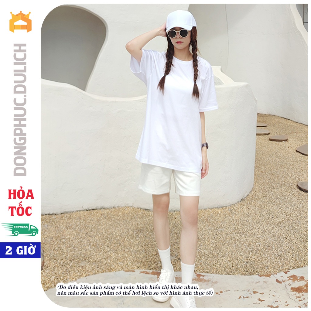 Áo Nhóm Đi Du Lịch Màu Trắng – Chất Cotton Mát Mẻ, Co Giãn 4 Chiều, Phù Hợp Cho Đội Nhóm & Gia Đình|| ANTONO TRAVEL