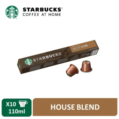 Starbucks House Blend by NESPRESSO Coffee Capsules / Coffee Pods 10 Servings [Expiry Jun 2022]