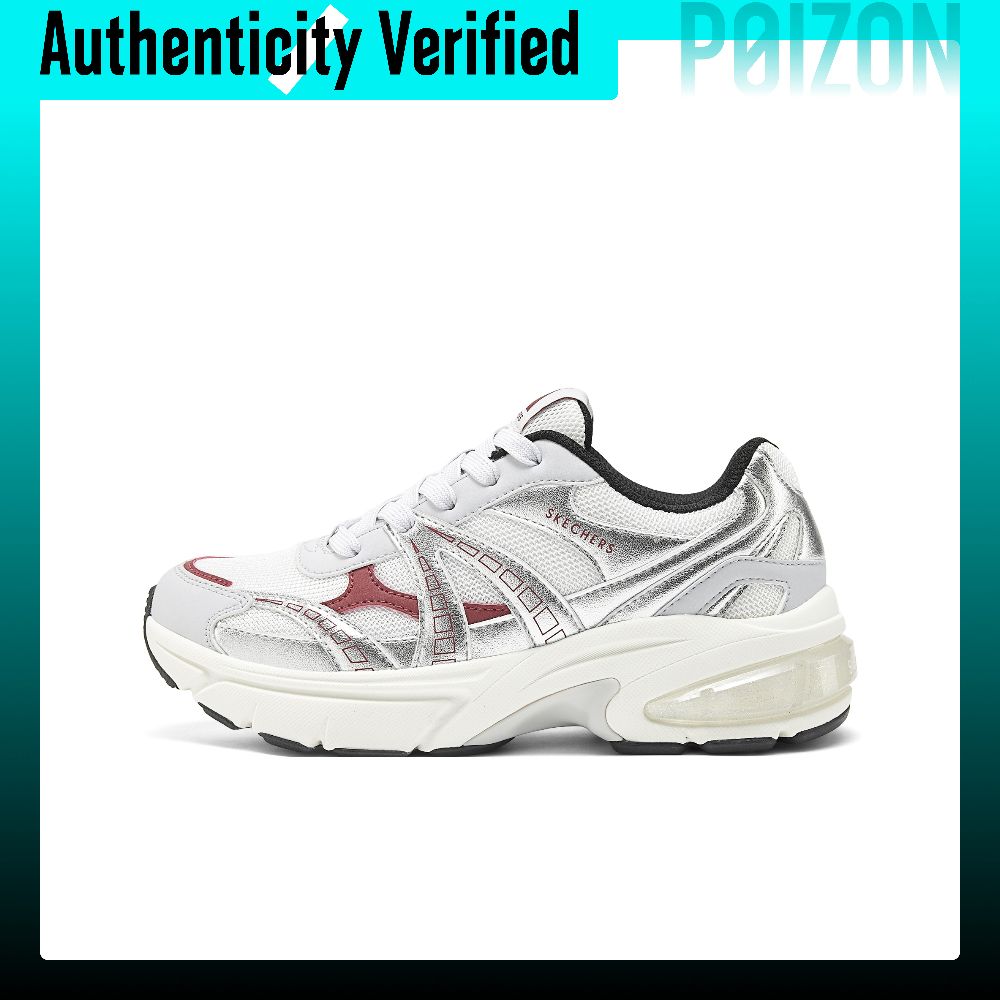 รองเท้าผ้าใบ รองเท้าลำลองผู้หญิง Skechers SHADOW Abrasion Resistance Low top Chunky ผู้หญิง สีเทาเงิน 177357-GYBU ราคา 40,000 บาท*ส่งฟรี
