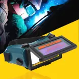 Spargo sử dụng năng lượng mặt trời Hàn Kính Hàn An Toàn bảo vệ mắt Goggle hàn làm tối tự động Goggle Kính Mũ Bảo Hiểm Mặt Nạ Thợ Hàn Chuyên Nghiệp Kính Hồ Quang Kính