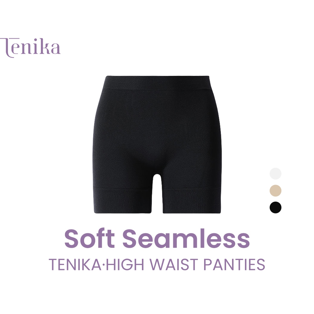 TENIKA Women'S Underwear Leg Safety Pants Rimless Comfortable Stretch Soft Comfortable Breathable -063 ราคา 117 บาท*ส่งฟรี
