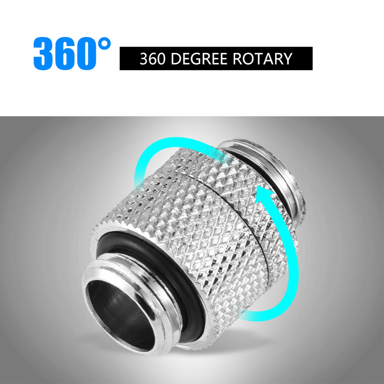 Brass Tản nhiệt nước Adapter Chống Gỉ Bạc Chống Biến Dạng Tản nhiệt nước Adapter Mạnh Mẽ Cán Ren Tản nhiệt nước Hệ Thống Cho Máy Tính Nhà Máy Tính Để Bàn