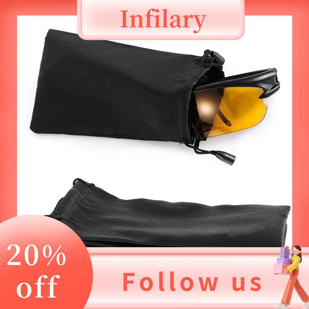 INFILARY 5/10/20Pcs 5/10/20 cái Dây buộc Mềm Túi kính râm Kính đeo Quang học Túi đựng kính đeo mắt
