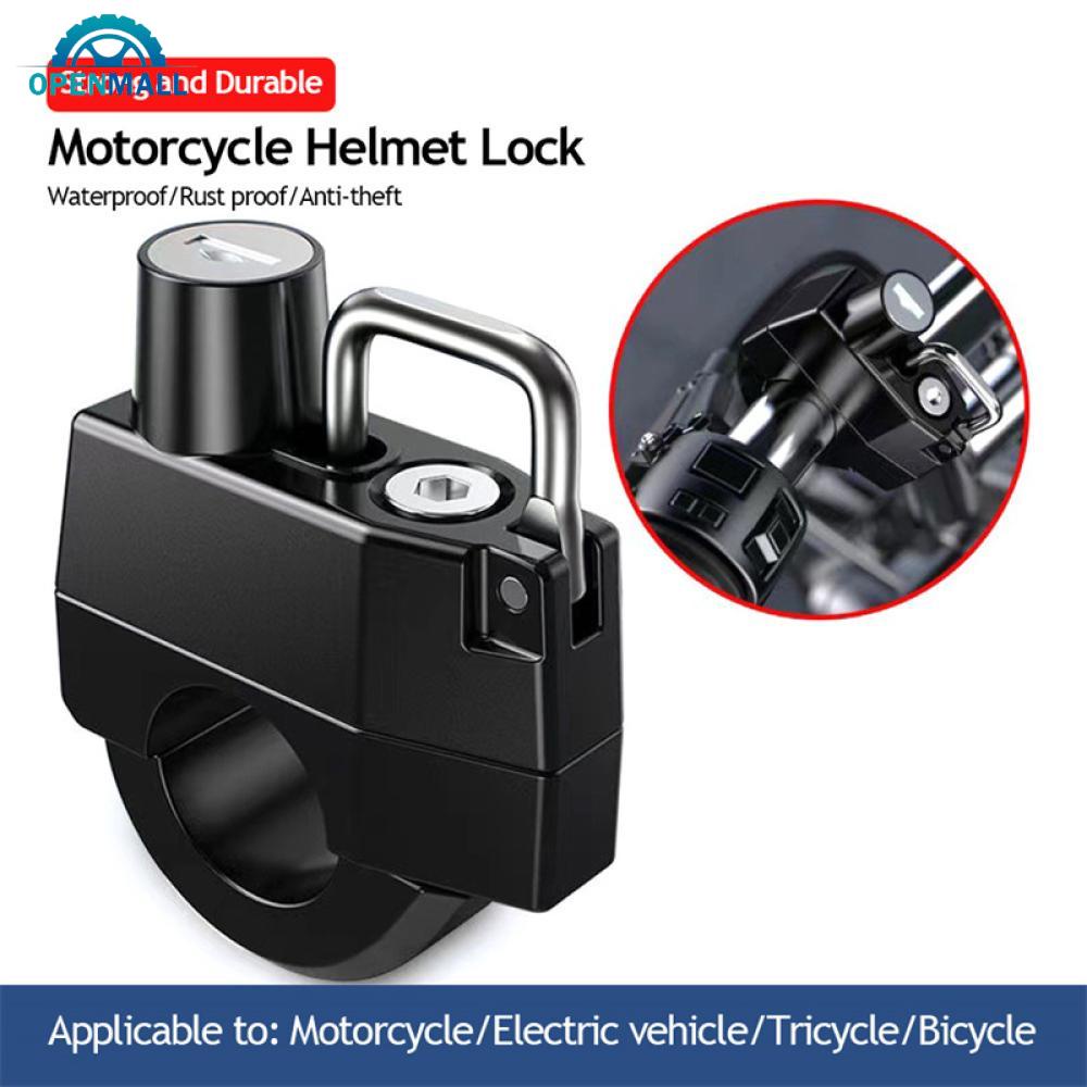 OM Portable Motorcycle Helmet Lock Anti-theft Security Safety Handlebar Locking Cycling Accessories G6L4