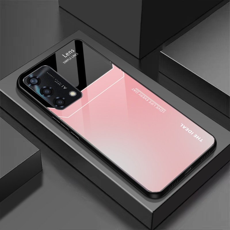 Ốp Lưng OPPO A74 A74 5G A95 Mặt lưng kính chống sốc thiết kế riêng