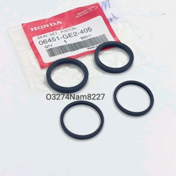  Bộ phốt sin cao su 2 pist heo dầu phanh WAVE thái ZX RS S100 FUTURE 1.... zin 