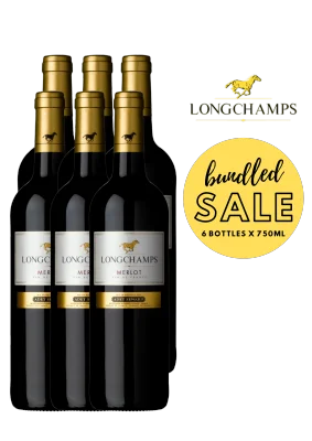 (Wine bundle) Longchamps Merlot 2019 6 bottles x 750ml