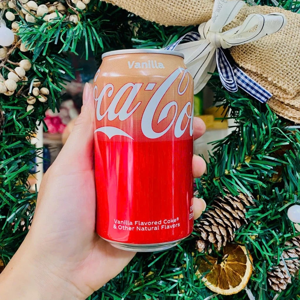 [Date 2/6/2025] Thùng 12 Lon Co.ca Cola Vanilla đặc biệt