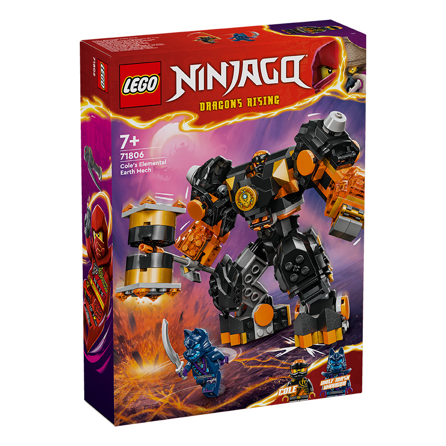 Đồ Chơi Lắp Ráp Chiến Giáp Của Cole LEGO NINJAGO 71806 (235 chi tiết)