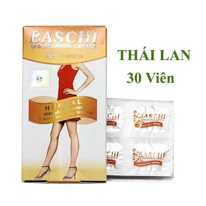 Viên Uống Giảm cân Thái Lan Baschi cam 30 viên giúp giảm cân cấp tốc