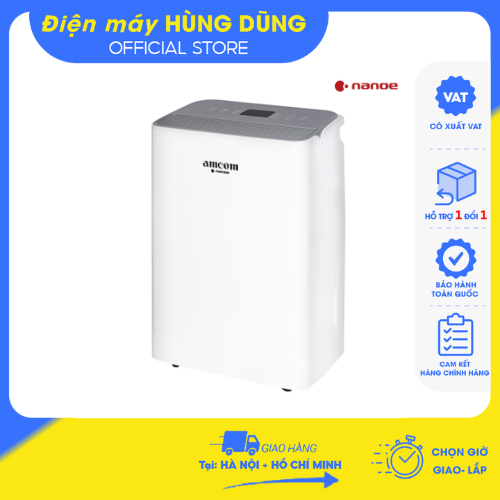 [ SHIP HỎA TỐC 2H TẠI HÀ NỘI ] Máy hút ẩm không khí AMCOM WF-25HA 25 lít - có WIFI ,có chức năng ionizer/AMCOM WF-25WA