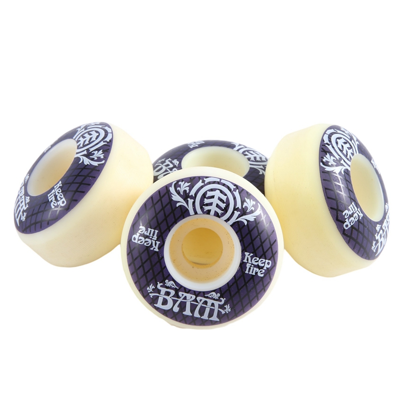 4Pcs Skateboard Wheels 54mm PU Hardness Skate Board 85A Longboard Wheels for Street Longboard Skate 