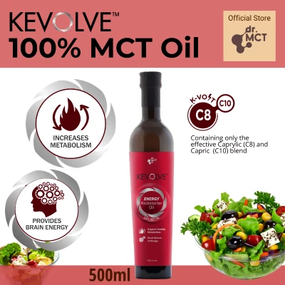 [dr. MCT®] Kevolve Energy Kickstarter MCT Oil - 100% MCT Oil (500ml)