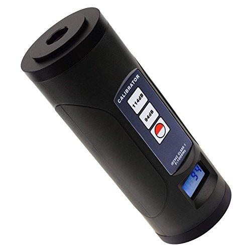 GAIN EXPRESS Digital Sound Level Meter Calibrator 94dB & 114dB for 1/2 and 1 inch Microphone, Professional Noise Decibel Calibration Tool Measurement Accuracy Check (Digital Sound Calibrator)