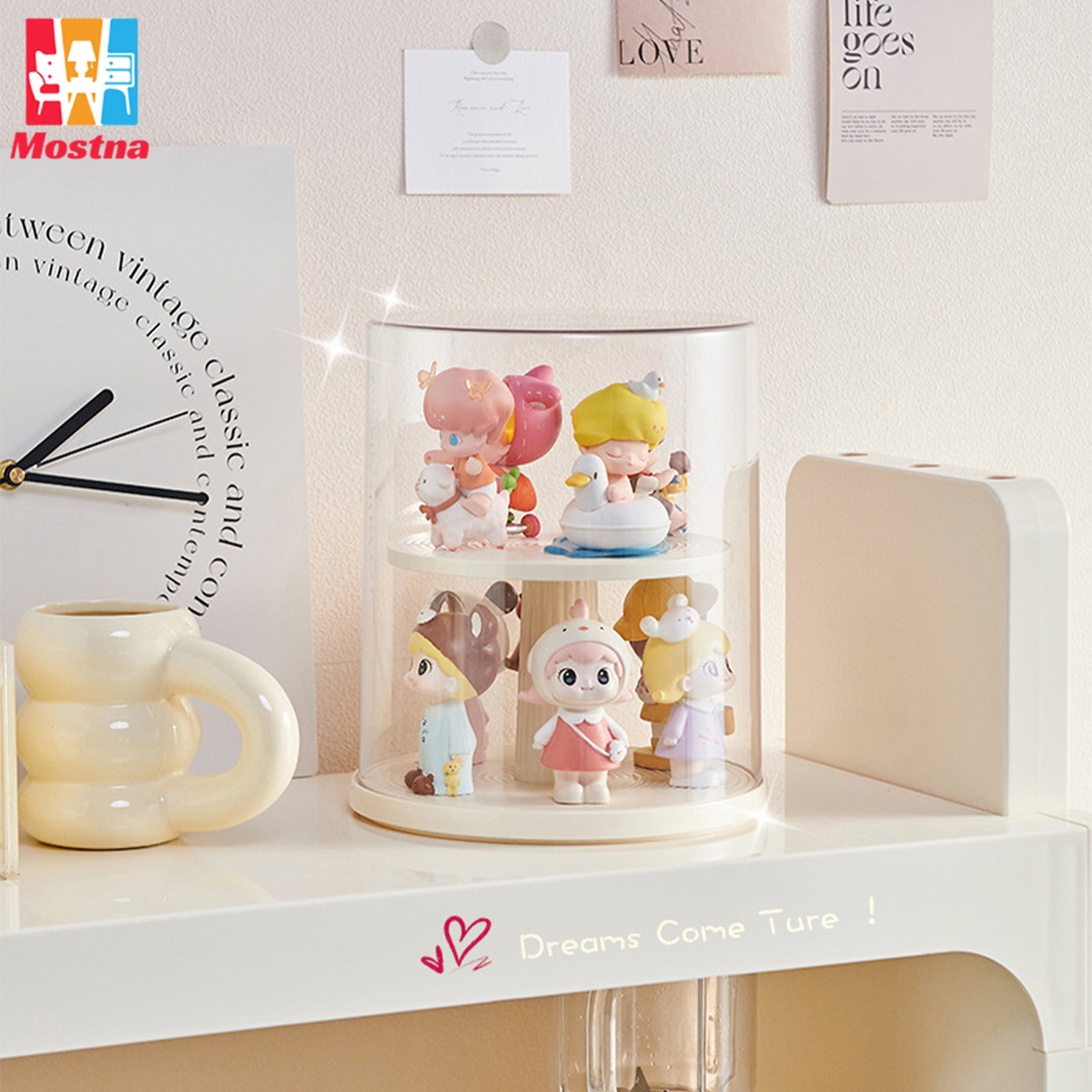 กล่องเก็บฟิกเกอร์ ชั้นวางโมเดล หมุนได้ 360° ชั้นวางตุ๊กตา กล่องฟิกเกอร์ ชั้นวางฟิกเกอร์ ตู้โมเดล ตู้โชว์ตุ๊กตา ราคา 235 บาท*ส่งฟรี