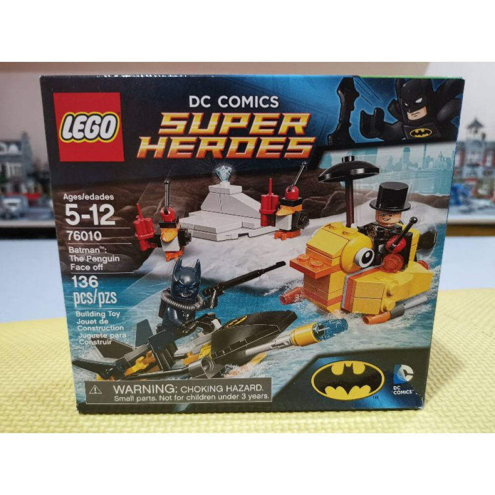 LEGO 76010 Original DC COMICS SUPER HEROES Batman The Penguin Face off New MISB 136pcs 5+ lego Đồ c