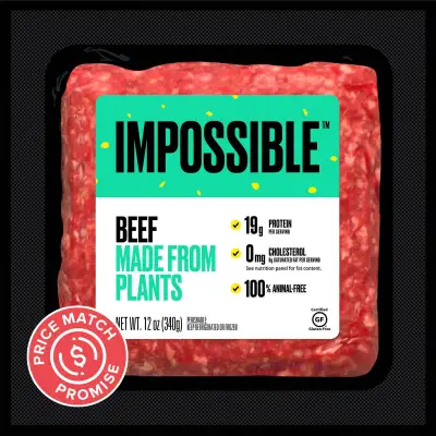 Impossible Meat Plant Based Beef - Frozen