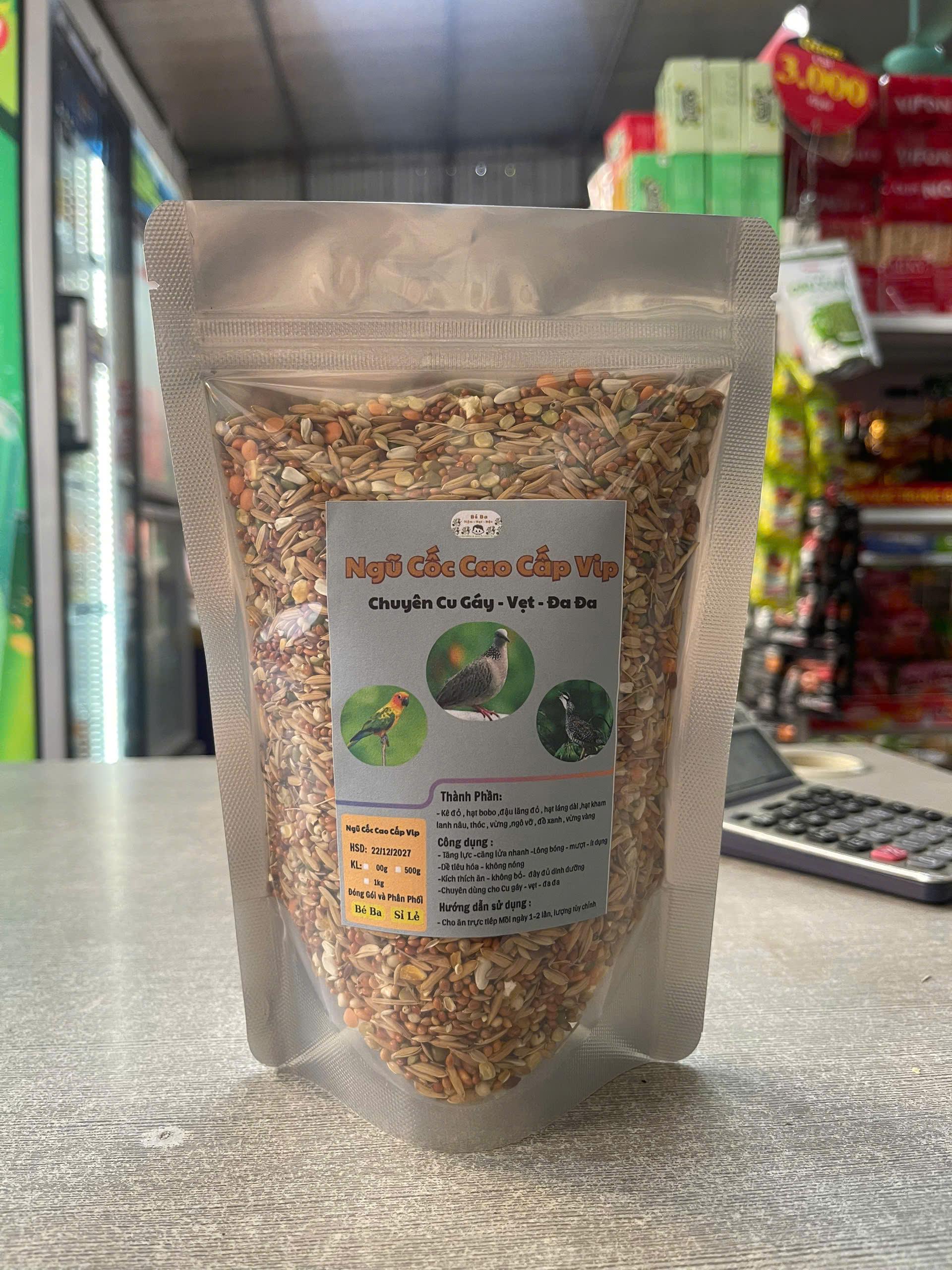 2kg Ngũ cốc cao cấp VIP – tăng lực, đẹp lông, dành cho người nuôi chim xịn