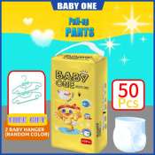 BABYONE Diaper Pull-up Pants - 50 Pcs Bundle Pack