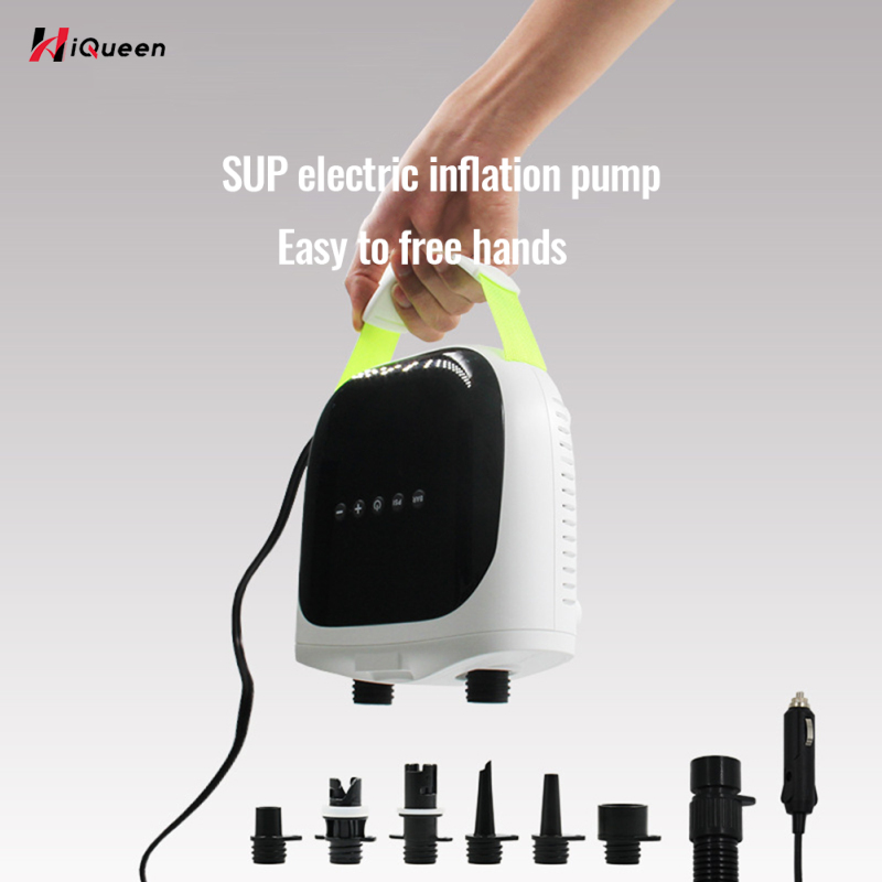 Paddle Board Pump 0.5-20PSI Sup Air Pump With 6 Nozzles, Quick Electric Portable Air Pump High Pressure SUP Air Pump For Inflatable Boat, Kayak, Tent, Inflatable Toy ราคา 3,491 บาท*ส่งฟรี