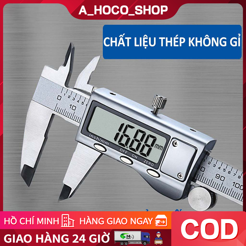 Thước kẹp điện tử thép không gỉ 150mm