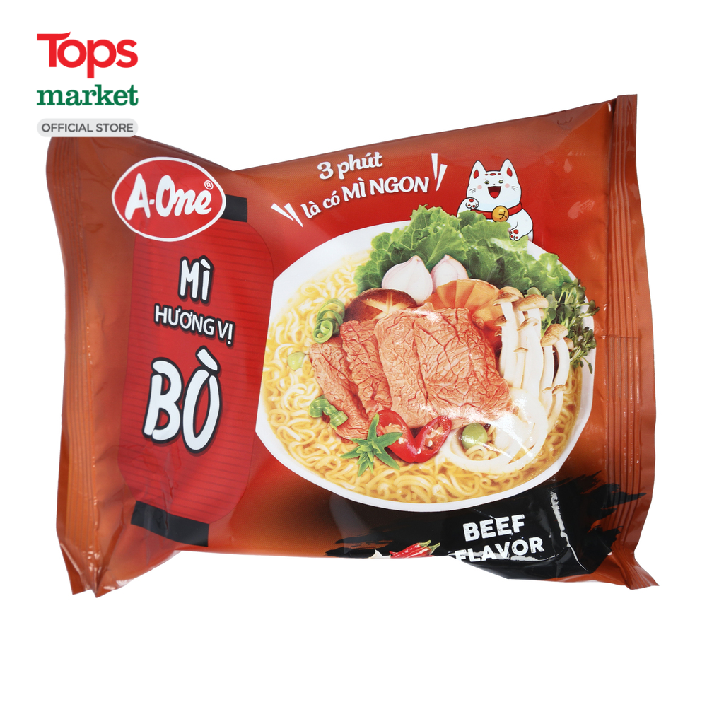 Mì A-One Vị Thịt Bò 85G