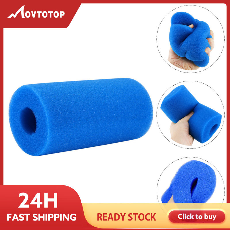 MOVTOTOP 1Pc Bọt Biển Lọc Bể Bơi Có Thể Tái Sử Dụng Có Thể Giặt Lọc Bơm Bọt Biển Lọc Phụ Kiện