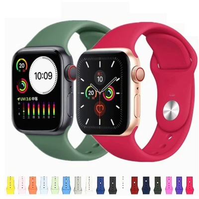 [SG] Apple Watch Sport Band Silicone Strap - Series 1/2/3/4/5/6/SE/7 (38mm/40mm/41mm & 42mm/44mm/45mm)