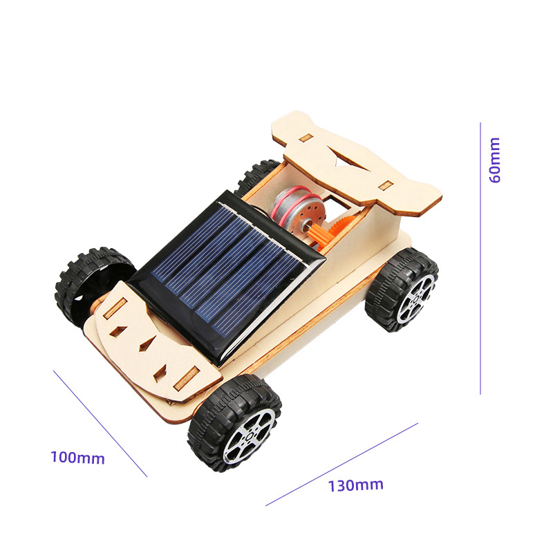 Jcika 1 bộ tự làm thí nghiệm khoa học Kit & giáo dục mô hình tự làm năng lượng mặt trời-Powered Racing xe đồ chơi vật lý khoa học đồ chơi cho trẻ em Quà tặng - 8