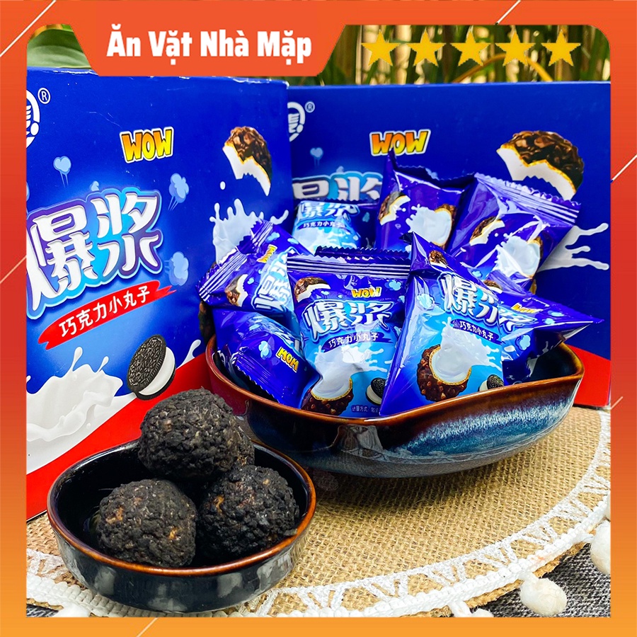 Bánh Oreo Socola Nhân Sữa Chảy 3 lớp vỏ Đài Loan 208g