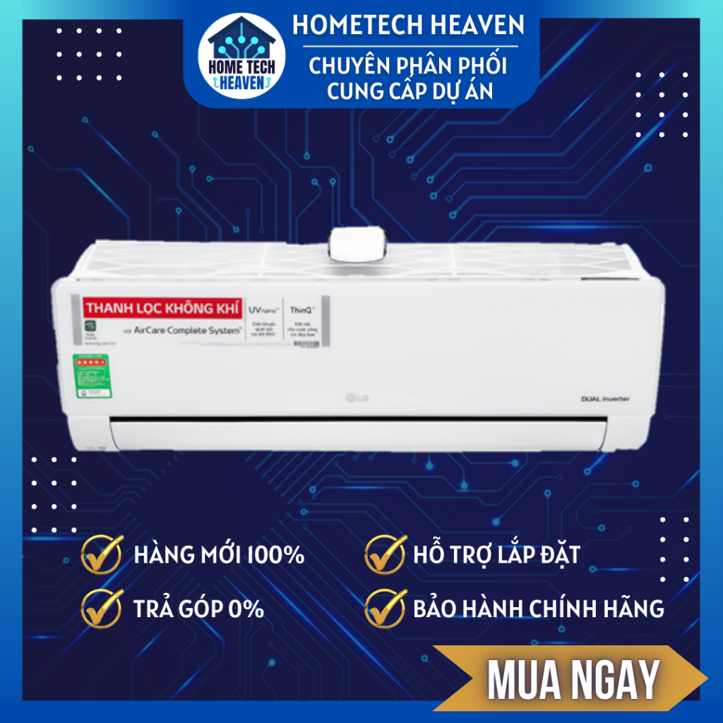 [V13APFUV] Máy lạnh LG Inverter 1.5 HP V13APFUV - Hàng Chính Hãng