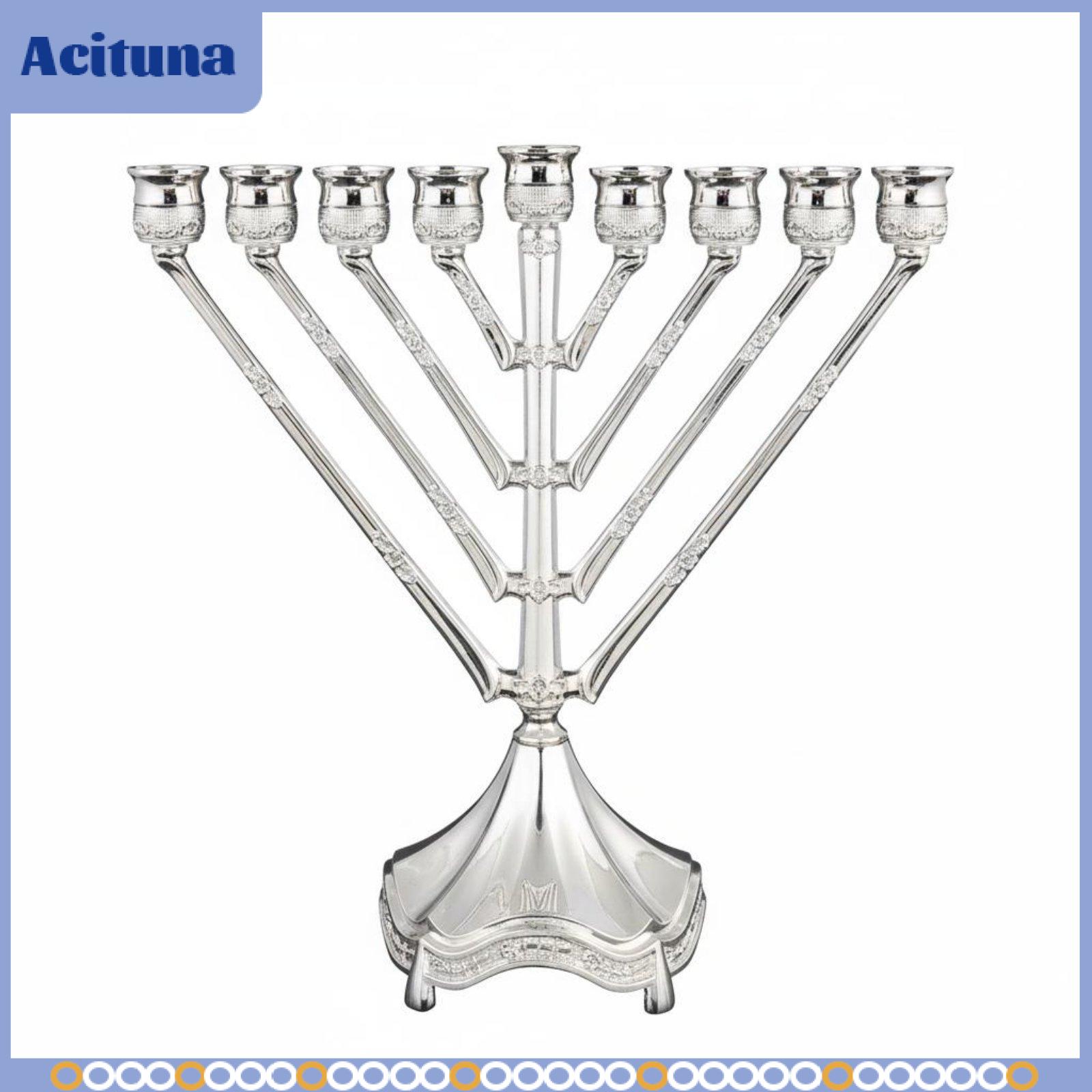 Classic European Candlestick Gold Nine Arm Decorative Candle Holder for Wedding Banquet Religious Altar Table ราคา 17,775 บาท*ส่งฟรี