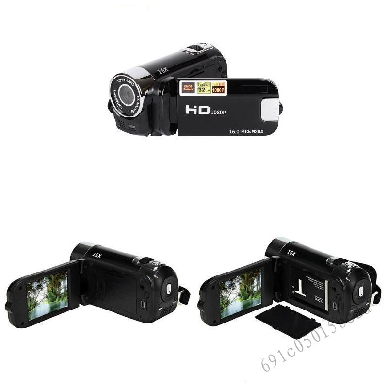 MC [Có hàng] Máy quay video 1080P Máy quay phim tầm nhìn ban đêm 16M 16x Zoom quang học Máy quay video kỹ thuật số dành cho dụng cụ quay video Vlogger Camera ghi âm GRI-VN