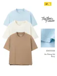 [BST The New T-Mate] Áo Phông Nữ Yody Boxy thun cổ rib co giãn năng động mềm mại WCTS26S008