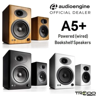 [Pre-Order; ETA end-Nov 2021] Audioengine A5+ Wired Desktop Bookshelf Speakers