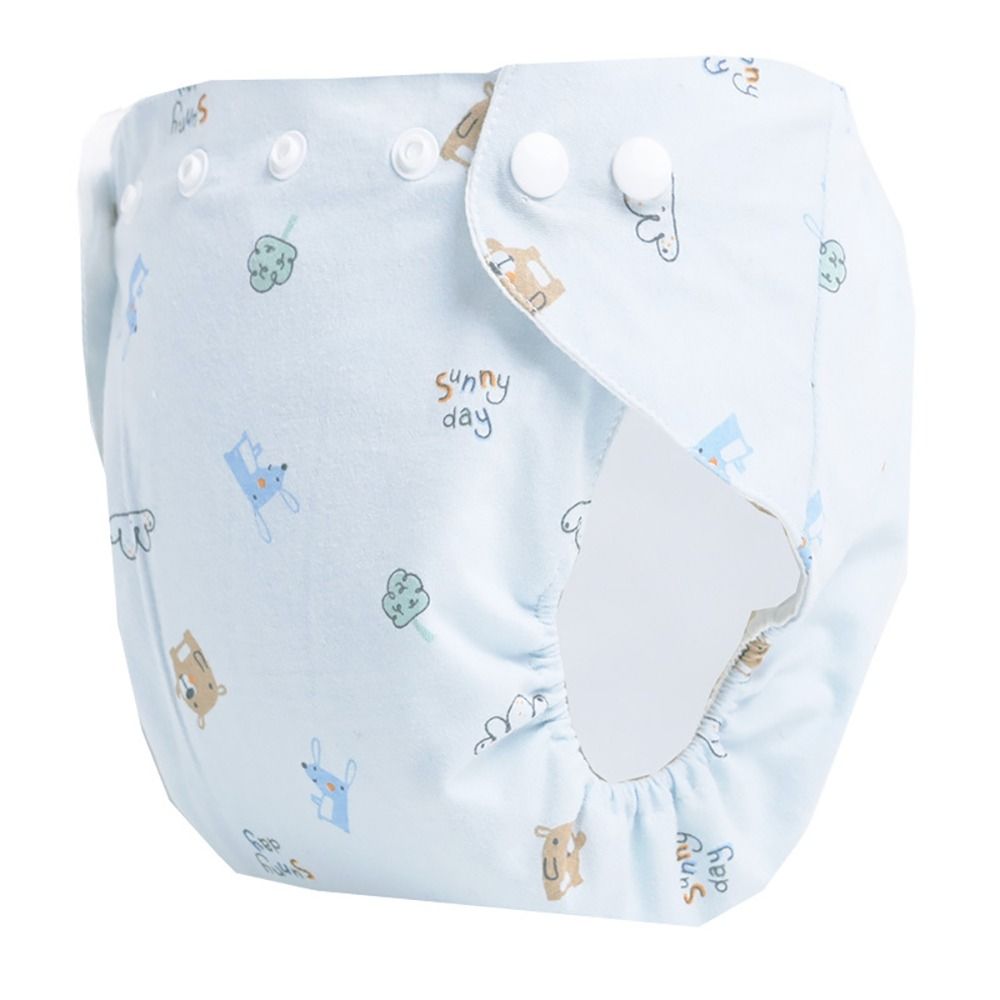 ADMINNISTRATE TRIGON74ON9 S M L Baby Washable Diaper 0-18 Months with Buckles Reusable Nappy Convenient 3-14kg Diaper Pants Newborn Kids - 2
